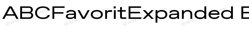 ABCFavoritExpanded B字体转换